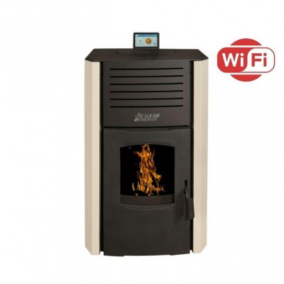 Υδραυλική Σόμπα pellet Balkan Energy Beatrice, 20kW - Wifi - Pellet