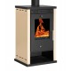 Ξυλόσομπα Prometey EKO 3 Ivory, 8.5 kW | Σόμπες ξύλου | Ξυλόσομπες |