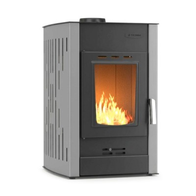 Ξυλόσομπα καλοριφερ Velmora Fire ATS HYDRO, γκρί, 25kW - Ξυλόσομπες