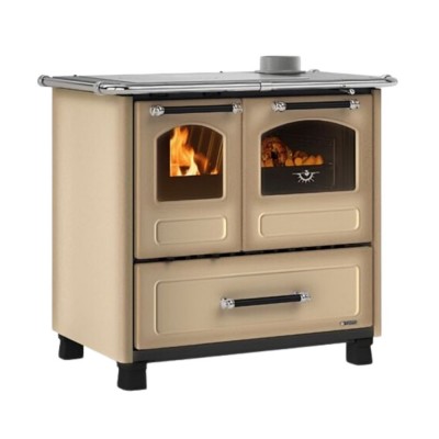 Ιταλική ξυλόσομπα κουζίνα La Nordica Family 4.5 Καφέ, 7.5kW - Ιταλικές ξυλόσομπες και Ενεργειακά τζάκια