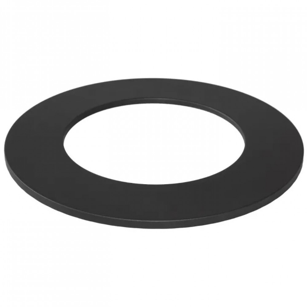 Ροζέτα για καπναγωγό MK NERO, Ατσάλι, Μαύρη, 50mm, Ø130 | Μπουριά σόμπας / φουγάρα σόμπας | Καμινάδες |