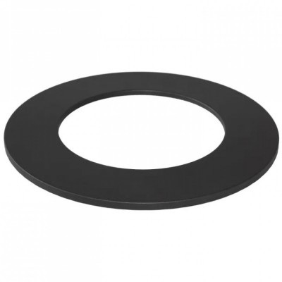 Ροζέτα για καπναγωγό PARKANEX, Ατσάλι, Μαύρη, 50mm, Ø130, Πάχος 2mm - Καμινάδες