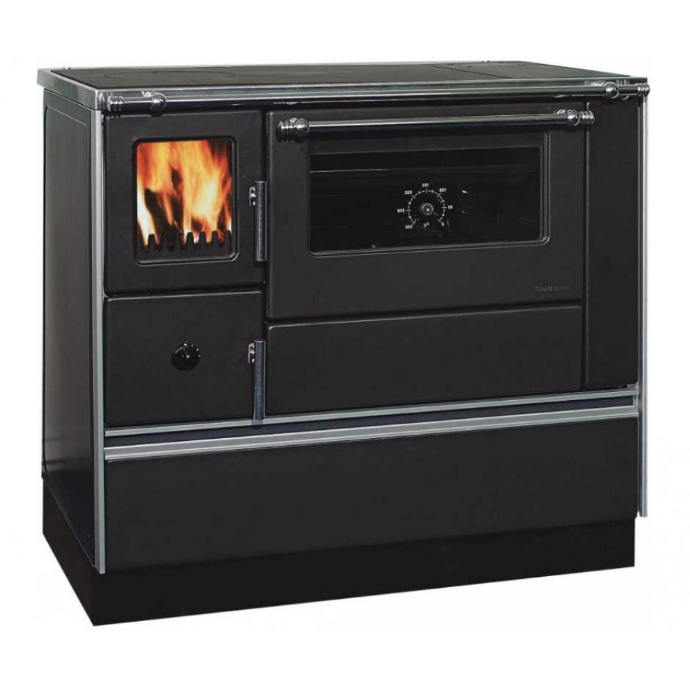 Μασίνα ξύλου με φούρνο Alfa Plam Alfa 90 H Dominant Anthracite, 6.5kW