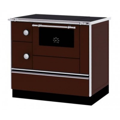 Μασίνα ξύλου με φούρνο Alfa Plam Alfa 90 H Favorit Brown Right, 6.4kW - Alfa-Plam