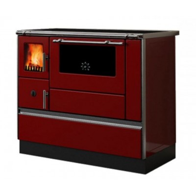 Μασίνα ξύλου με φούρνο Alfa Plam Alfa 90 H Dominant Red, 6.5kW - Alfa-Plam