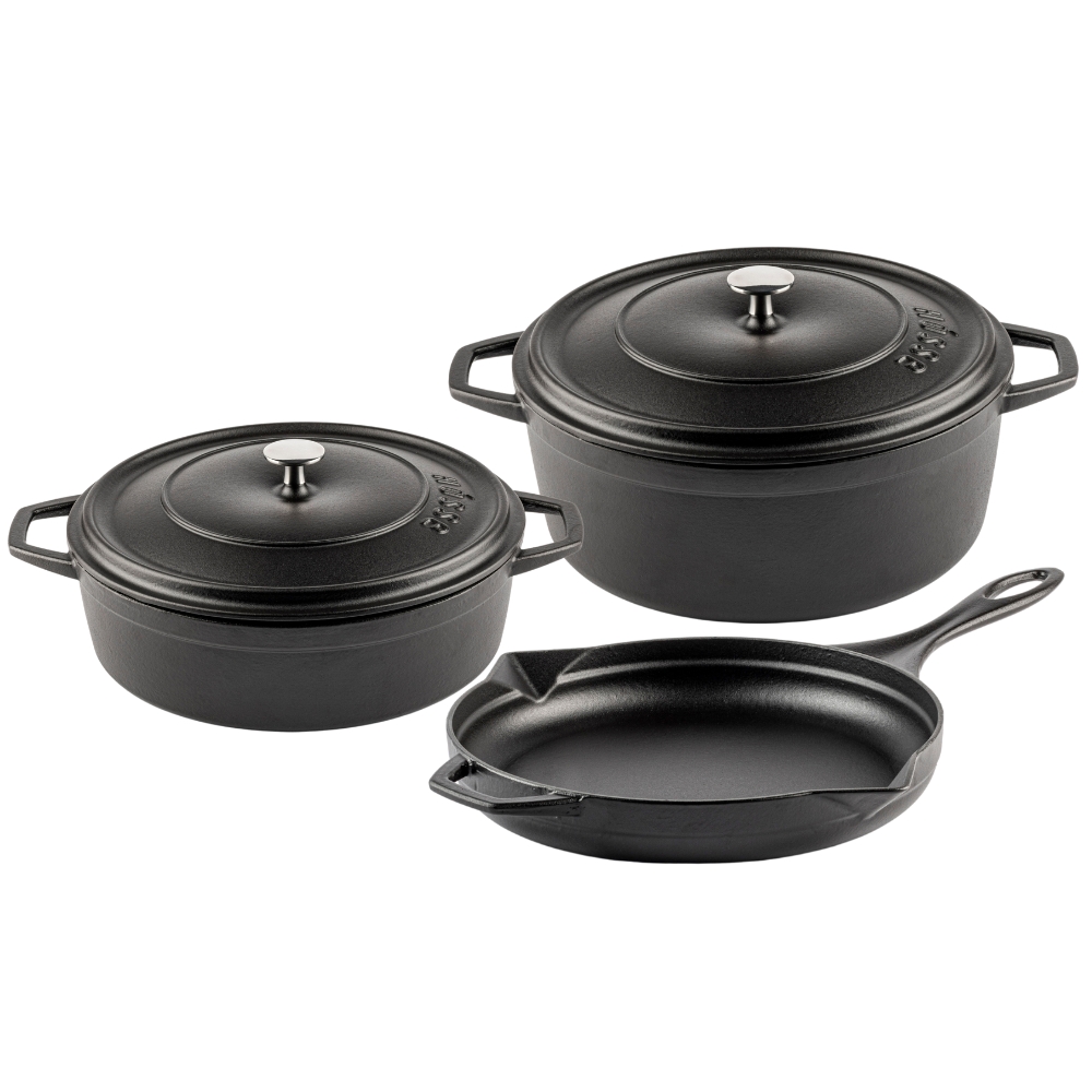 Μαντεμένιο Σετ 3 Τεμαχίων Hosse, Black Onyx | Μαντεμένια Σετ Μαντεμένιο Σετ 3 Τεμαχίων Hosse, Black Onyx | Μαντεμένια Σετ | |