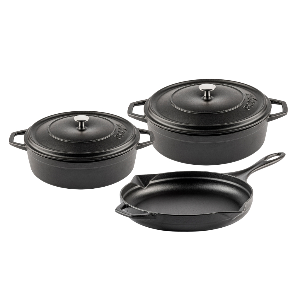 Μαντεμένιο Σετ 3 Τεμαχίων Hosse, Black Onyx | Μαντεμένια Σετ Μαντεμένιο Σετ 3 Τεμαχίων Hosse, Black Onyx | Μαντεμένια Σετ | |
