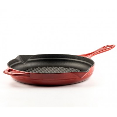 Μαντεμένιο Τηγάνι Γκριλ Εμαγιέ Hosse, Rubin, Ф28cm - Σύγκριση Προϊόντων