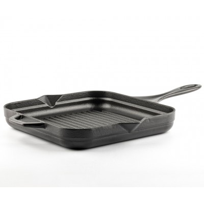 Μαντεμένιο Τετράγωνο Τηγάνι Γκιλ Εμαγιέ Hosse, Black Onyx, 28x28cm - Σύγκριση Προϊόντων