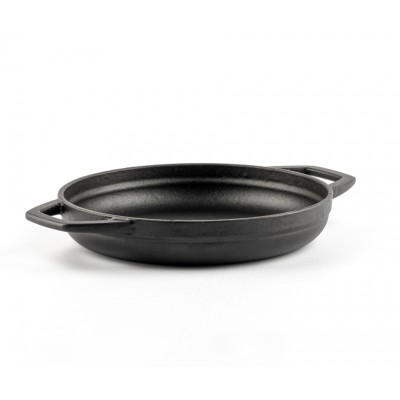 Μαντεμένιο Τηγάνι Εμαγιέ με 2 Λαβές Hosse, Black Onyx, Ф19cm - Hosse