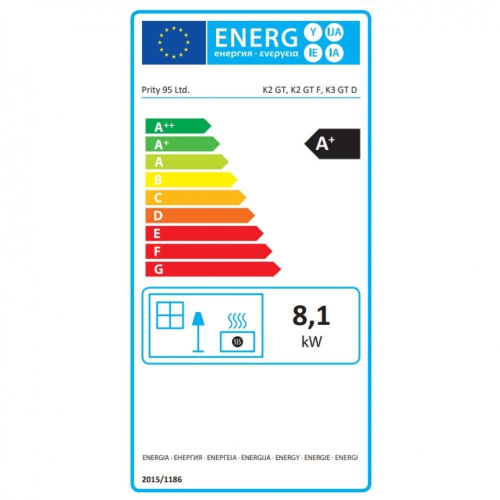 Ξυλόσομπα Prity K3 GT D, 8.1 kW | Σόμπες ξύλου Ξυλόσομπα Prity K3 GT D, 8.1 kW | Σόμπες ξύλου | Ξυλόσομπες |