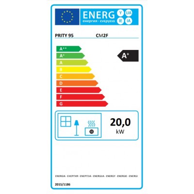 Αερόθερμο τζάκι Prity CM2F, 20kW - Ενεργειακά Τζάκια