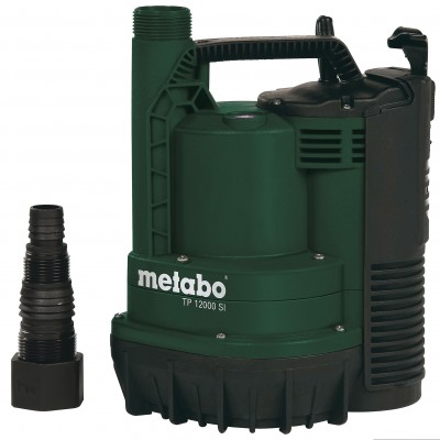 Υποβρύχια αντλία για καθαρό νερό Metabo TP 12000 SI, ισχύς 600 W, παροχή 11.700 l/h, ύψος 9 m - Αντλίες νερού