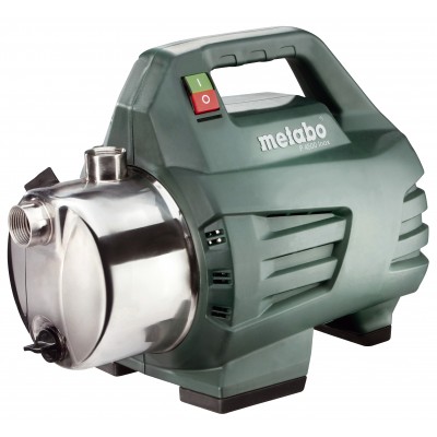 Αντλία νερού για κήπο για καθαρό νερό Metabo P 4500 INOX, 1", ισχύς 1300 W, παροχή 75 l/min (4500 l/h), μανομετρικό ύψος 48 m - Αντλίες νερού