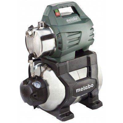 Μονοφασική υδροφόρα αντλία νερού METABO HWW 4500/25 INOX PLUS, ισχύς 1300 W, παροχή 4500 l/h, ύψος 48 m, χωρητικότητα δεξαμενής 24 L - Αντλίες νερού