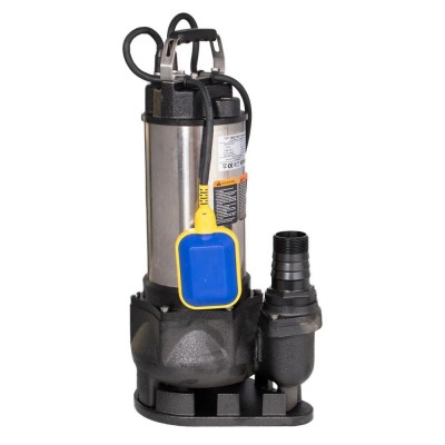 Αντλία αποστράγγισης Electromash WQ 1100 professional με εξωτερικό πλωτήρα και περίβλημα από ανοξείδωτο χάλυβα, ισχύς 1,1 kW, παροχή 24.000 l/h, ύψος 10 m, έξοδος 2″. - Σύγκριση Προϊόντων