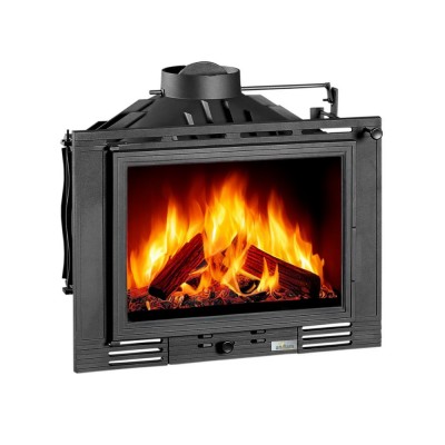 Ενεργειακό τζάκι UNIFLAM 700 ECO με αποσβεστήρα και παροχή αέρα, 8kW - Ενεργειακά Τζάκια