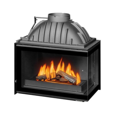 Ενεργειακό τζάκι UNIFLAM 700 PLUS ECO με αποσβεστήρα και παροχή αέρα, δεξιά πλευρά, 9kW - Ενεργειακά Τζάκια