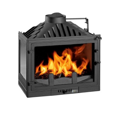Ενεργειακό τζάκι UNIFLAM 700 STANDARD με αποσβεστήρα, αριστερή πλευρά, 14kW - Ενεργειακά Τζάκια