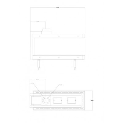 Τζάκι αερίου Balkan Energy GAS 3SIDE 100, 8.2kW - 10.2kW - Ενεργειακά Τζάκια
