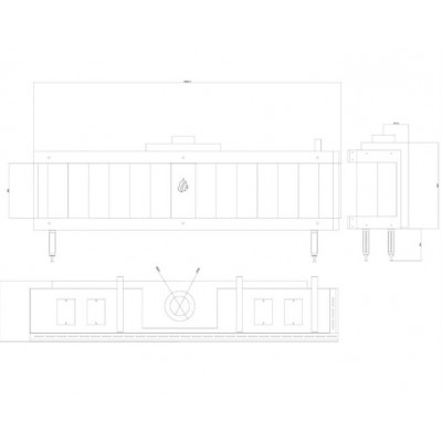 Τζάκι αερίου Balkan Energy GAS CORNER 200, 17kW - Ενεργειακά Τζάκια
