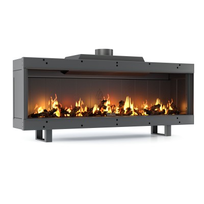 Τζάκι αερίου Balkan Energy GAS STRAIGHT 150, 13kW - Ενεργειακά Τζάκια