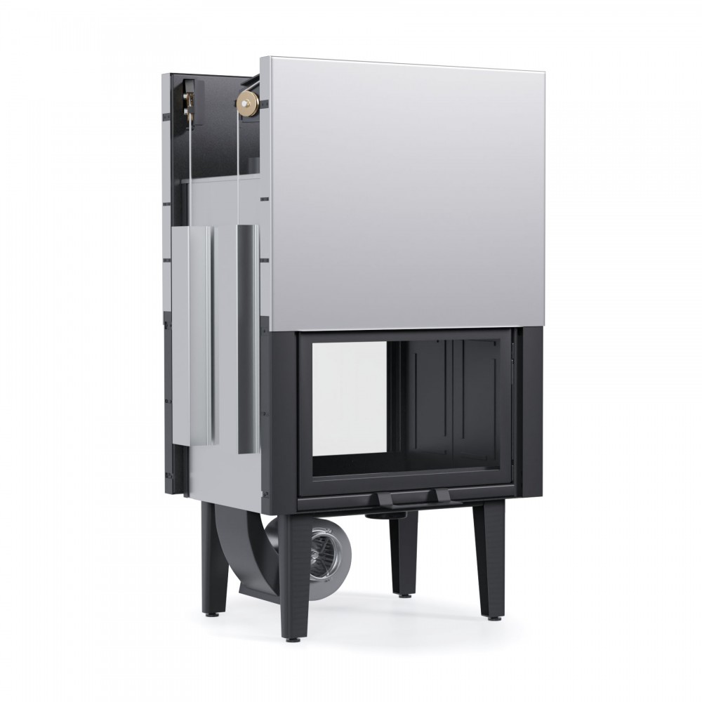 Ενεργειακό τζάκι Balkan Energy ATS TUNNEL AIR 800, με αεραγωγούς, 16.1kW | Μοντέρνα Τζάκια | Ενεργειακά Τζάκια |