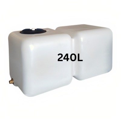 Δεξαμενή αποθήκευσης πόσιμου νερού HydroMoby AQUA S12, οριζόντια 240 L (λευκή) - Σύγκριση Προϊόντων
