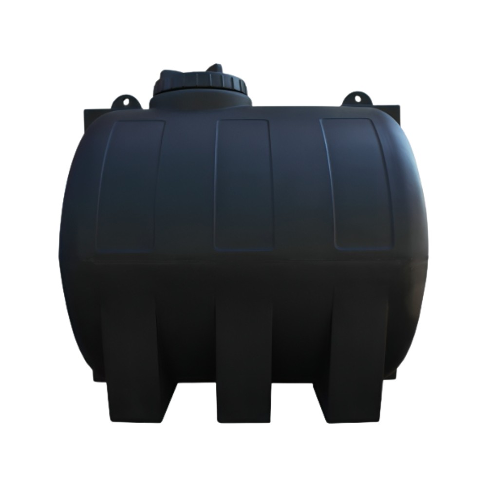 Drinking water storage tank MAVIL, cylindrical horizontal 1000 L (black) |  |  |