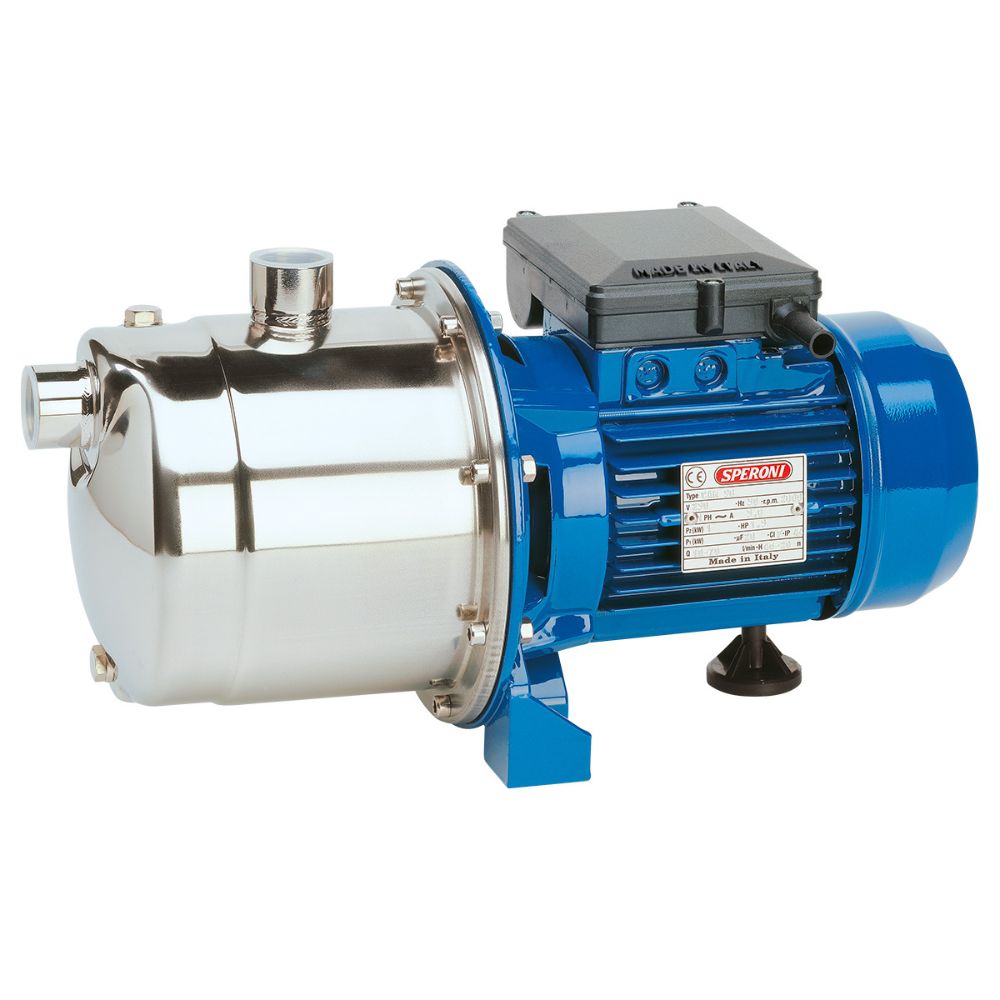 Αντλία αυτοαναρρόφησης Speroni CAM 95 – Ισχύς 750 W,  μανομετρικό ύψος 44 m, παροχή 70 l/min, ανοξείδωτο ατσάλι |  |  |