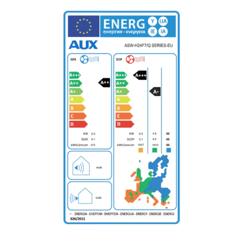 Κλιματιστικό Inverter AUX Q Plus Series , 24000 BTU με WiFi | Επίτοιχα κλιματιστικά | Κλιματιστικά |