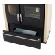 Μασίνα ξύλου Verso CS Plus με φούρνο από ανοξείδωτο ατσάλι και ατσάλινη εστία, Ιβουάρ, Δεξιά, 7.7kW | Ξυλόσομπες με φούρνο | Ξυλόσομπες |