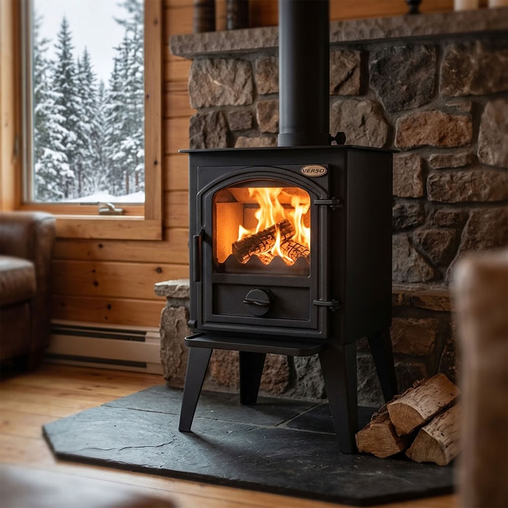 Ξυλόσομπα Verso 1 LL CID, 7.5kW | Σόμπες ξύλου | Ξυλόσομπες |