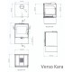 Ξυλόσομπα Verso Kara, 7.5kW | Σόμπες ξύλου | Ξυλόσομπες |