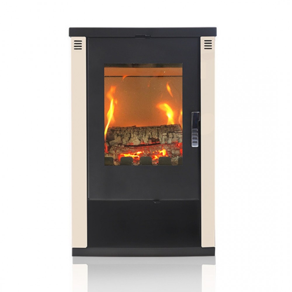Ξυλόσομπα Verso Lheia Μπεζ, 7.5 kW | Σόμπες ξύλου | Ξυλόσομπες |