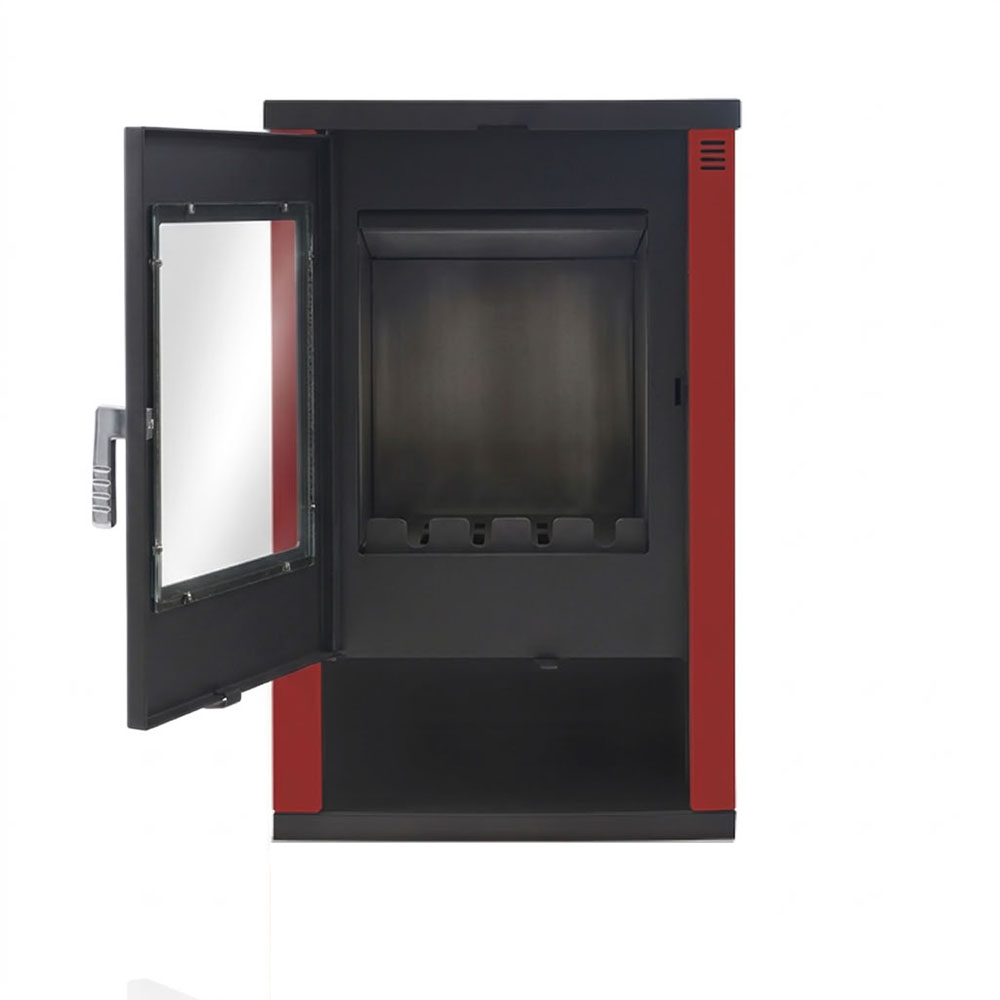 Ξυλόσομπα Verso Lheia Κόκκινο, 7.5 kW | Σόμπες ξύλου | Ξυλόσομπες |