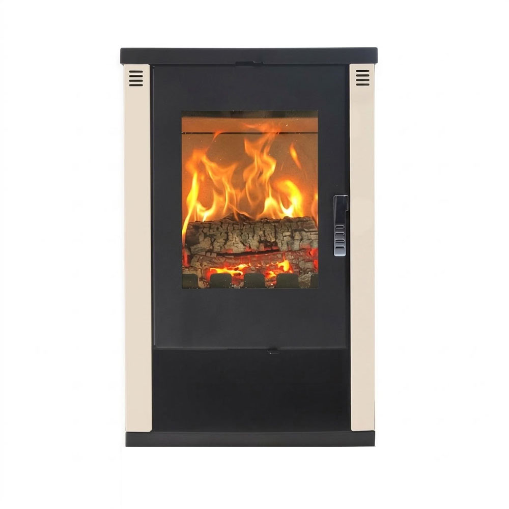 Ξυλόσομπα Verso Lheia Μπεζ, 7.5 kW | Σόμπες ξύλου | Ξυλόσομπες |