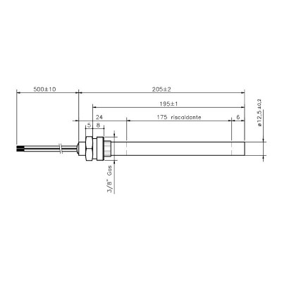 Αντίσταση σόμπας πέλλετ Clam, μήκος 205mm, 400W - Σύγκριση Προϊόντων