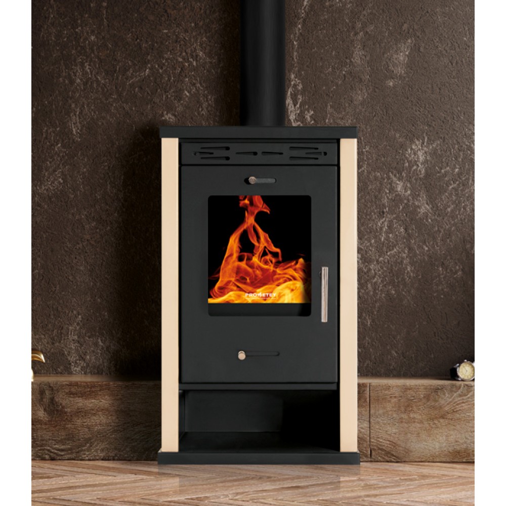 Ξυλόσομπα Prometey EKO 3 Ivory, 8.5 kW | Σόμπες ξύλου | Ξυλόσομπες |