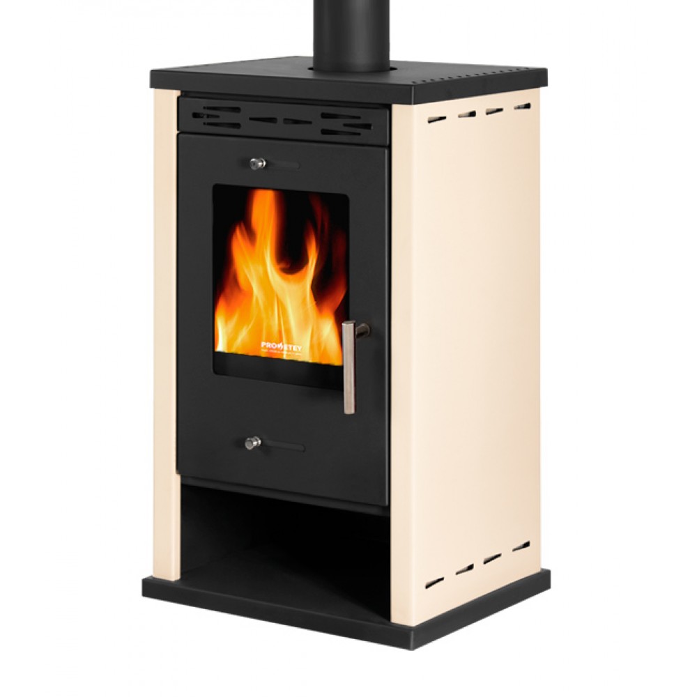 Ξυλόσομπα Prometey EKO 3 Ivory, 8.5 kW | Σόμπες ξύλου | Ξυλόσομπες |