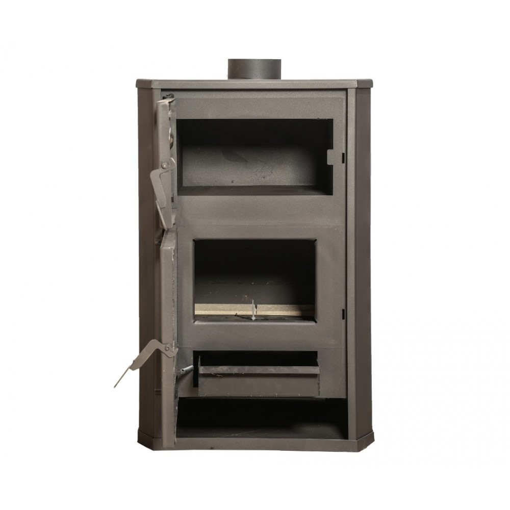 Ξυλόσομπα καλοριφερ με φούρνο Balkan Energy Suzana Ceramic, 11.6kW - 17.5kW | Ξυλόσομπες καλοριφέρ | Ξυλόσομπες |