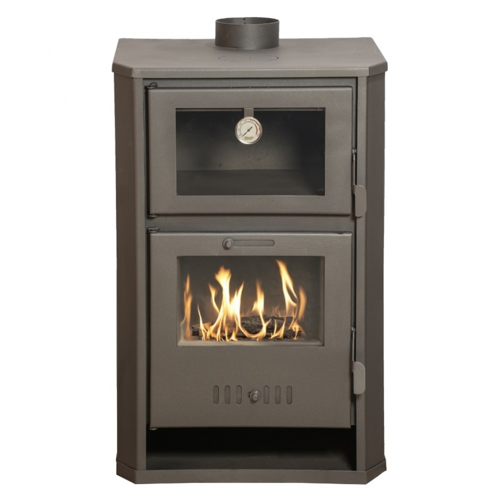 Ξυλόσομπα καλοριφερ με φούρνο Balkan Energy Suzana Ceramic, 11.6kW - 17.5kW | Ξυλόσομπες καλοριφέρ | Ξυλόσομπες |