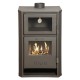 Ξυλόσομπα καλοριφερ με φούρνο Balkan Energy Suzana Ceramic, 11.6kW - 17.5kW | Ξυλόσομπες καλοριφέρ | Ξυλόσομπες |