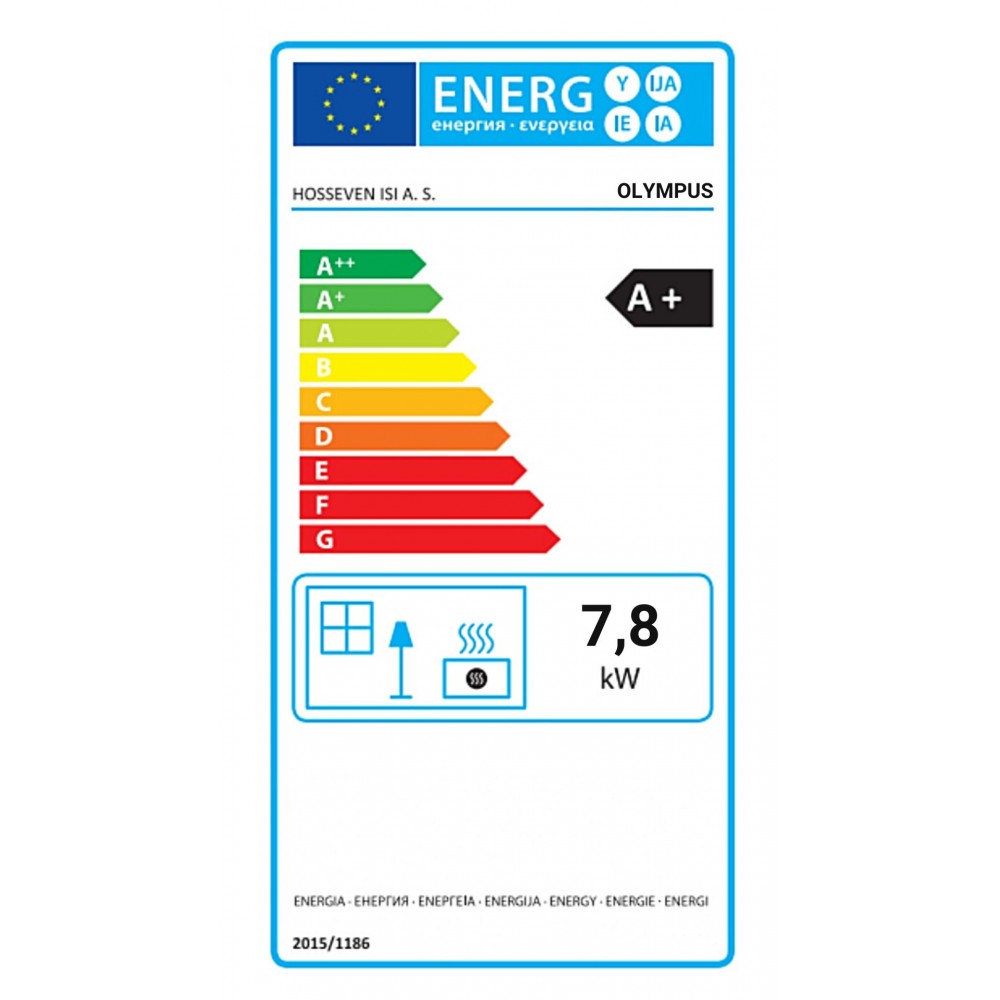 Ξυλόσομπα Balkan Energy Olympus, 7.8 kW | Σόμπες ξύλου | Ξυλόσομπες |