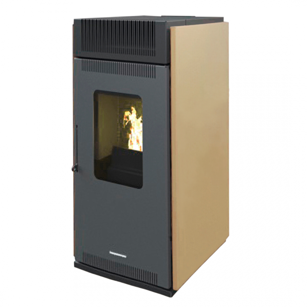 Αερόθερμη σόμπα πέλλετ Balkan Energy P10 Beige, 10kW | Αερόθερμες Σόμπες Pellet | Σόμπες Pellet |