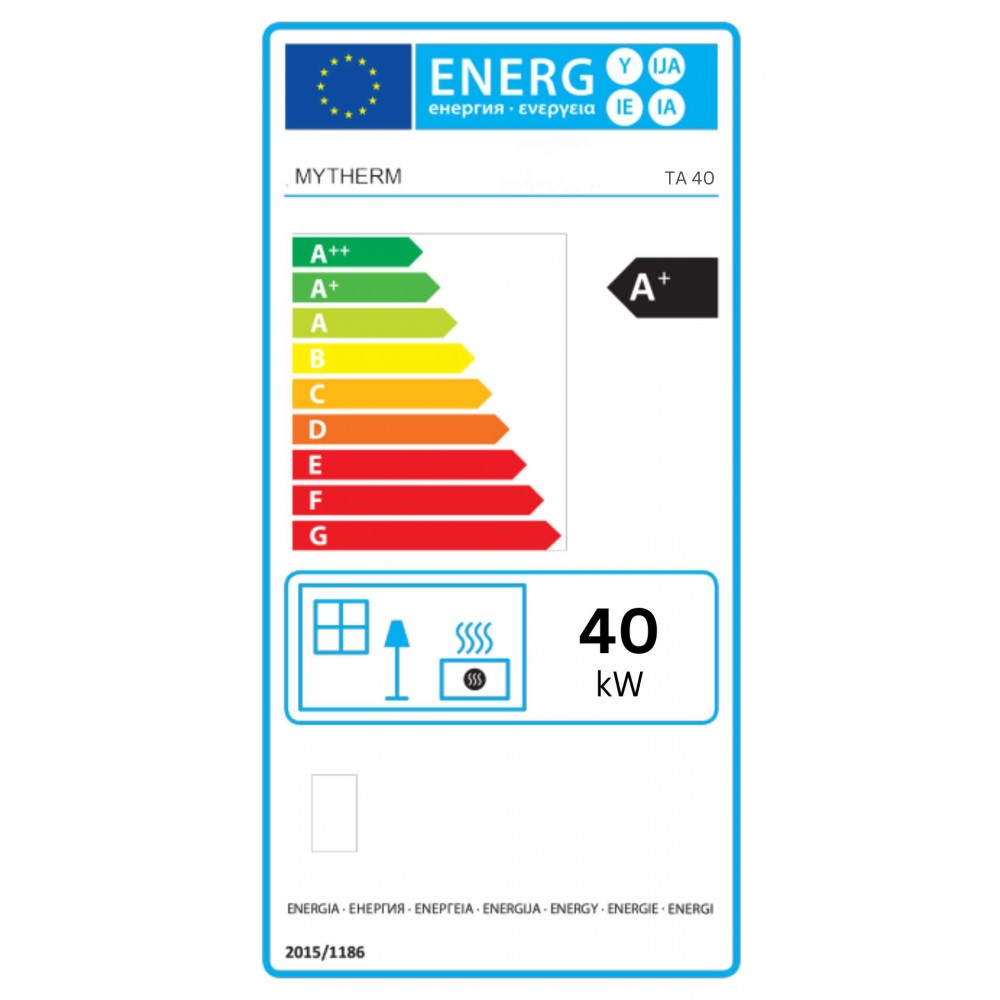 Σόμπα πέλλετ Mytherm Angela TA 40 μπεζ, 40 kW | Αερόθερμες Σόμπες Pellet | Σόμπες Pellet |
