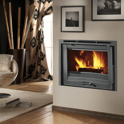 Ιταλικό μαντεμένιο τζάκι ξύλου La Nordica Inserto 70 H49 4.0 ventilato, 7.8kW - Ιταλικές ξυλόσομπες και Ενεργειακά τζάκια