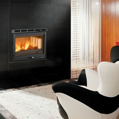 Ιταλικό μαντεμένιο τζάκι ξύλου La Nordica Inserto 70 L 4.0 ventilato, 7.8kW - Ιταλικές ξυλόσομπες και Ενεργειακά τζάκια