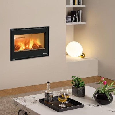 Ιταλικό μαντεμένιο τζάκι ξύλου La Nordica Inserto 70 Wide, 7.5kW - Ιταλικές ξυλόσομπες και Ενεργειακά τζάκια