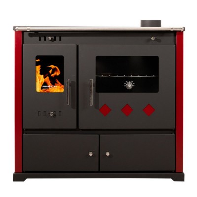 Μασίνα ξύλου Prometey Perfect Practik Lux, βουργουνδί, 9.5kW - Μασίνες Ξύλου